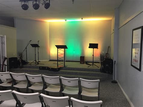 stage lighting ideas for small church